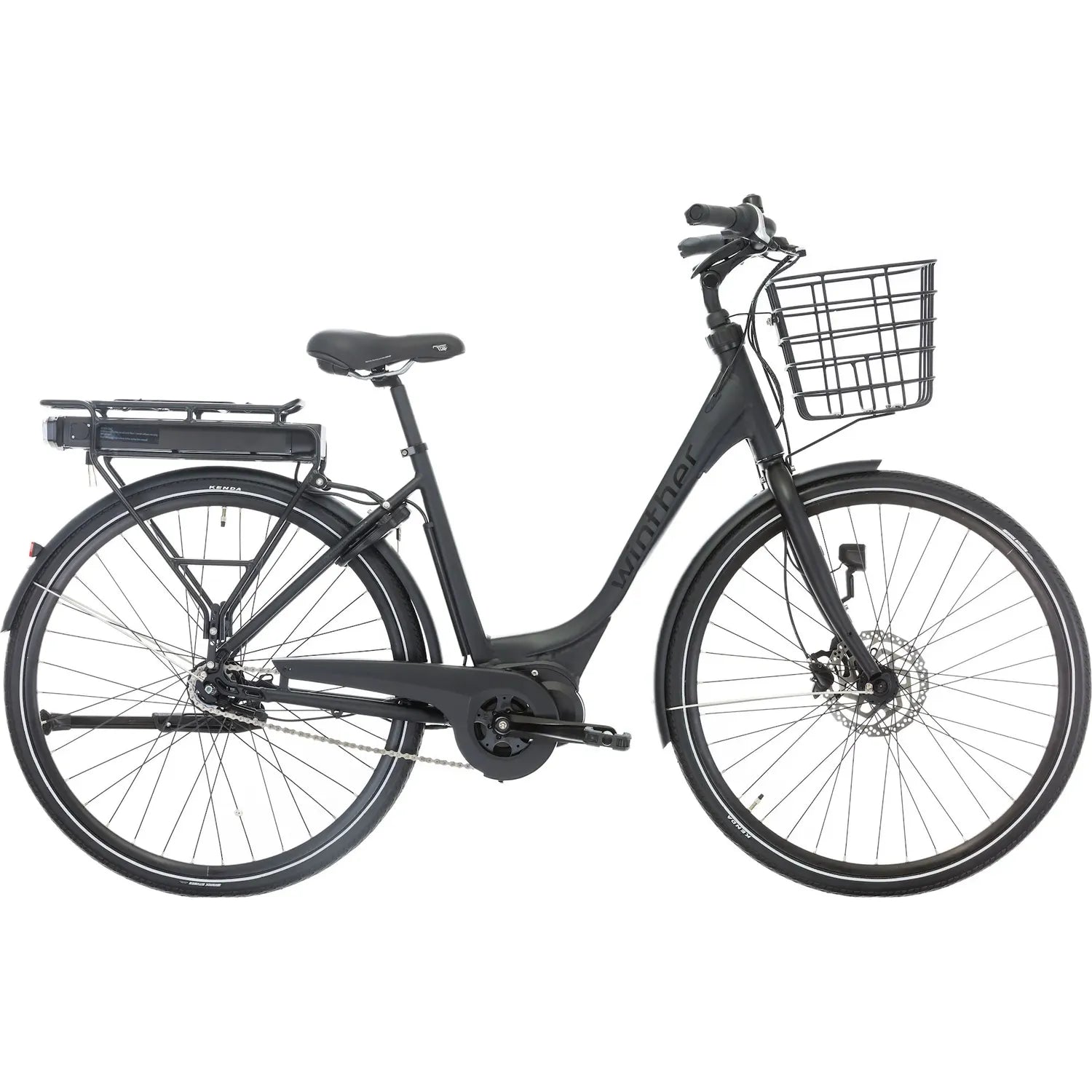 Winther Superbe 2 Dam Elcykel 7-växlad - Mattsvart inkl batteri | SKU:5707965300033.webp
