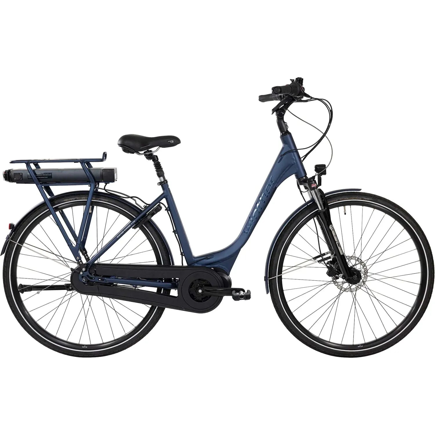 Winther Superbe 2 LTD Dam Elcykel 7-växlad - Matt Blå inkl batteri | SKU:5712703002506.webp