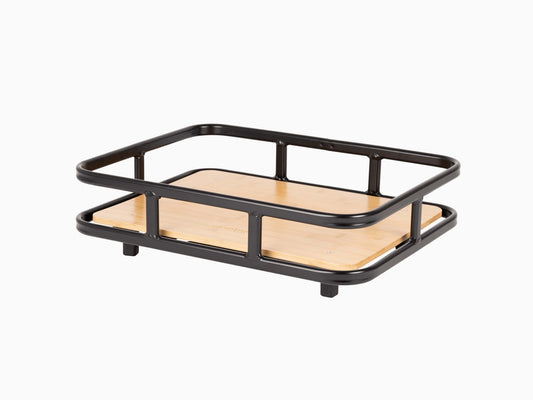 Atran Cykelkorg Bakery AVS – 10 L, bambubotten (svart)
