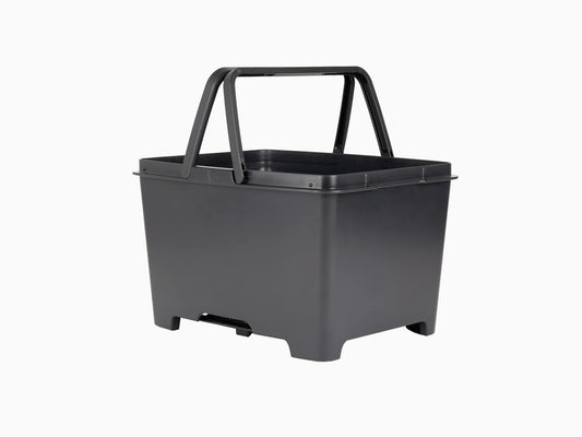 Atran Korg för cykel – rektangulär plast (svart)