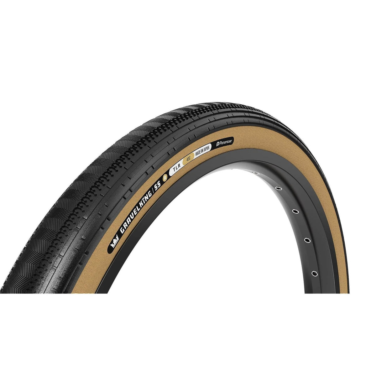 Panaracer GravelKing SS – vikbart graveldäck, 700 x 35 (390 g, svart/bärnsten)