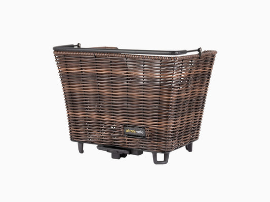 Atran Picnic-korg i plast – 24 L, AVS-fäste, max 10 kg (brun)
