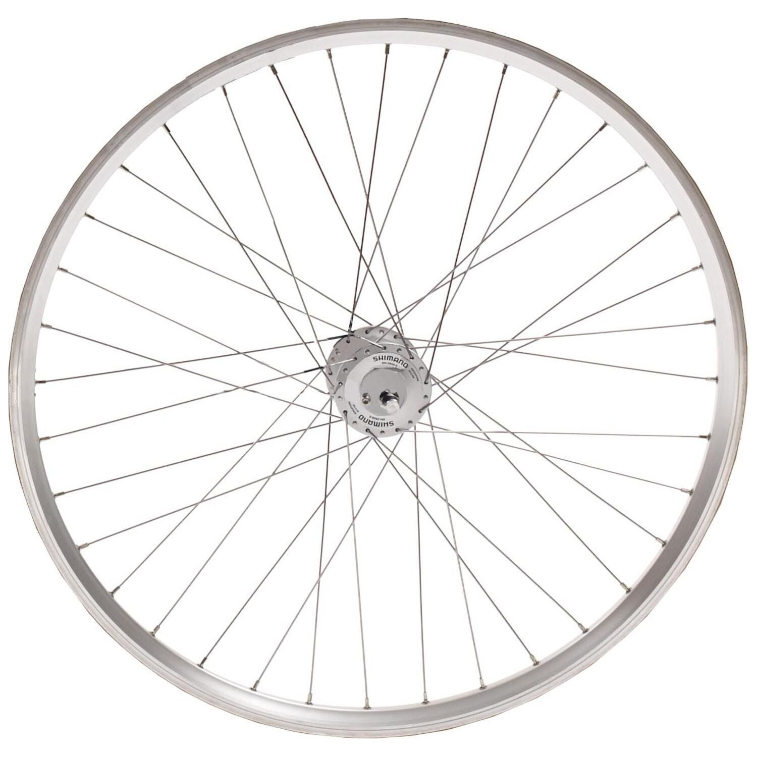 Hjul fram 622-19 db-si dynamo, rd/shimano® dh2n30 36h fast axel 277mm eker | SKU:C4100082.jpg