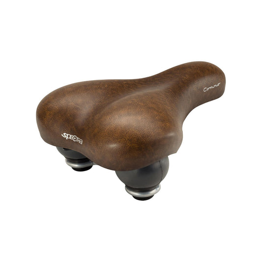Saddle comm gent spectra brown, steel rail, no clamp | SKU:C7100199 | C7100199_itemimages_webb.jpg