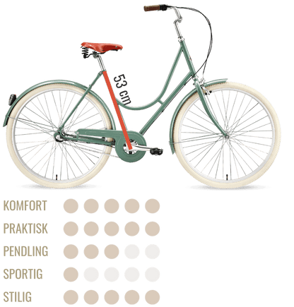 Stålhästen Retro 3-växlad 28"
